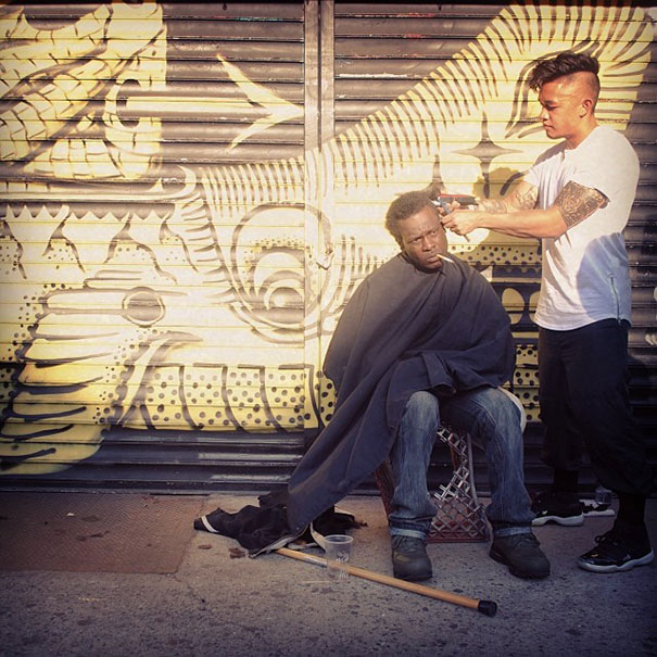 Every Sunday, This New York Hair Stylist Gives Free Haircuts To The Homeless