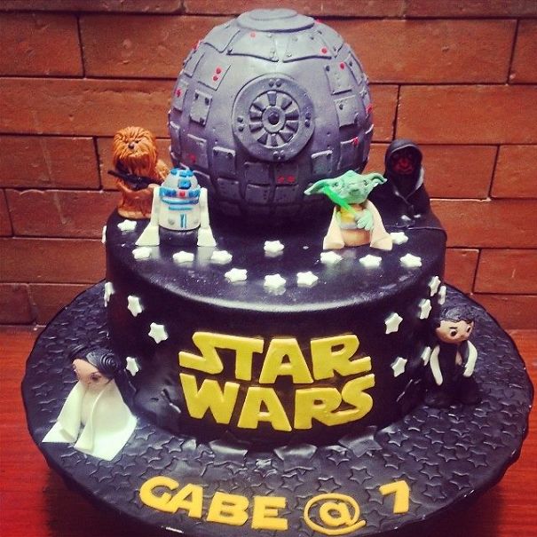 Death Star Cake For A 7 Year Old's Birthday Bash 
