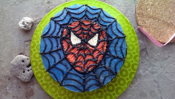 Spider-man Birthday Cake