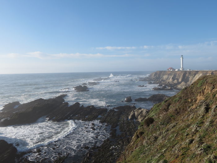 Point Arena, California....on The Mendocino Coast. Tallest Lighthouse In California At 90+ Feet