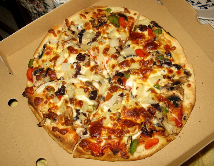 Pizza From Italian Restaurant In Cooktown Queensland - Yum!