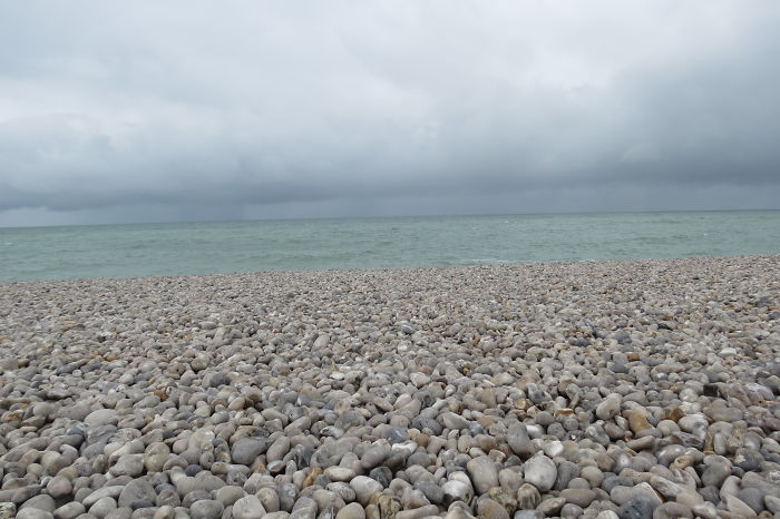 Pebbled Beach, Fécamp, Normandy In France. - Smita Patil