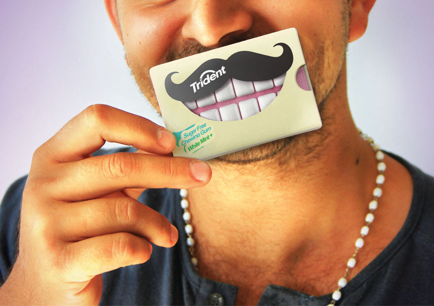I Created Clever Packaging Concept For Chewing Gum