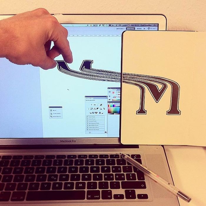 Witty Pictures Of Fingers Having Fun With Typography