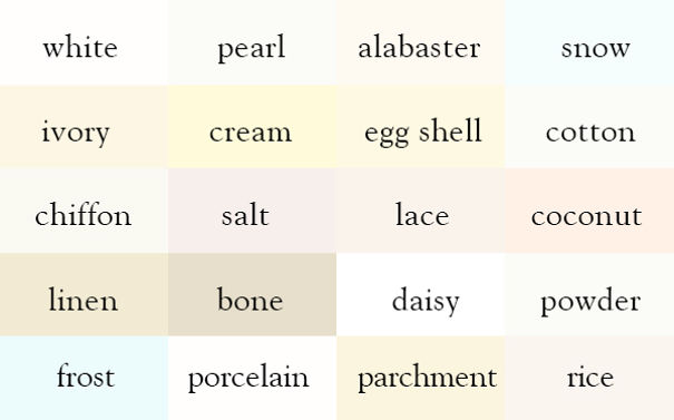 Writer Creates "Color Thesaurus" To Help You Correctly Name Any Color Imaginable