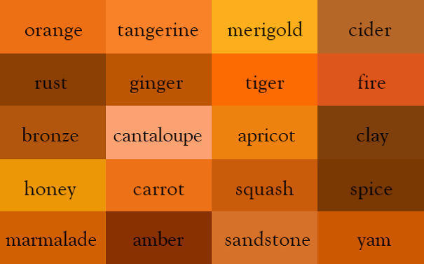 Writer Creates "Color Thesaurus" To Help You Correctly Name Any Color Imaginable