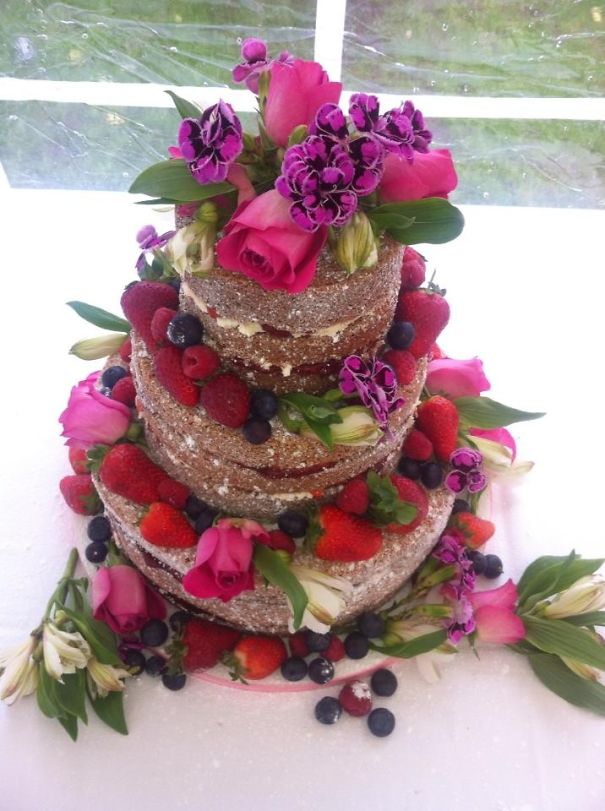 Topsy Turvey Wedding Cake