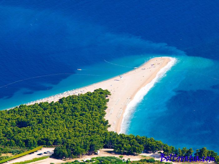 Zlatni Rat Beach, Bol Island Brac, Croatia