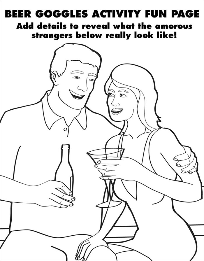 Coloring Book For Grown-Ups Mocks Adult Life