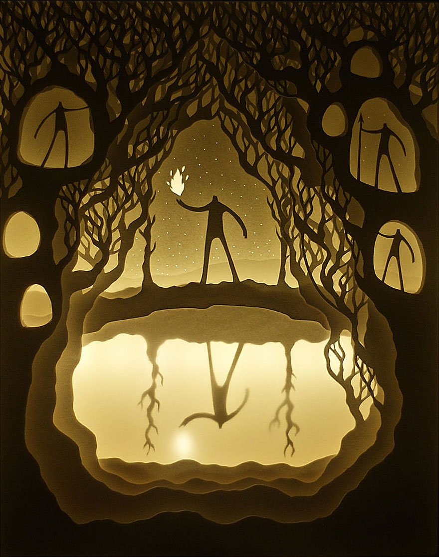 Fairytales Come To Life In New Papercut Light Boxes by Hari & Deepti