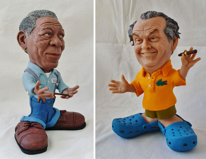 I Make Little Celebrity Sculptures Out Of Polymer Clay