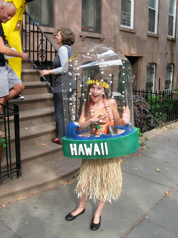 Hawaii Snow Globe Costume
