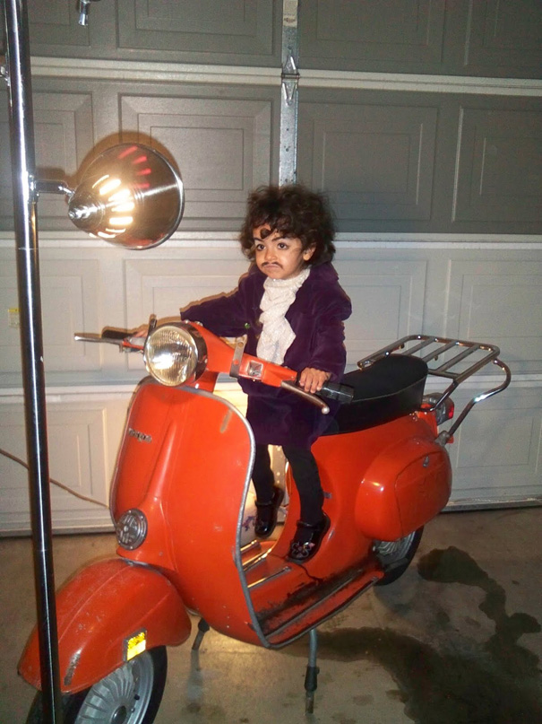 Prince On A Scooter