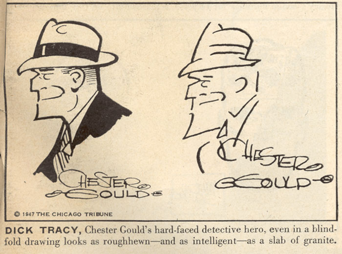 In 1947, Ten Comic Strip Artists Were Asked To Draw Their Characters Blindfolded