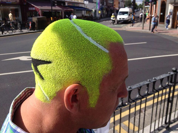 Tennis Ball Haircut