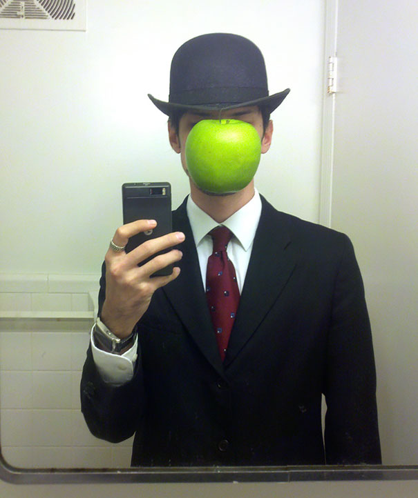 Magritte's The Son Of Man Costume