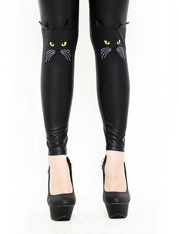 Black Kitty Leggings