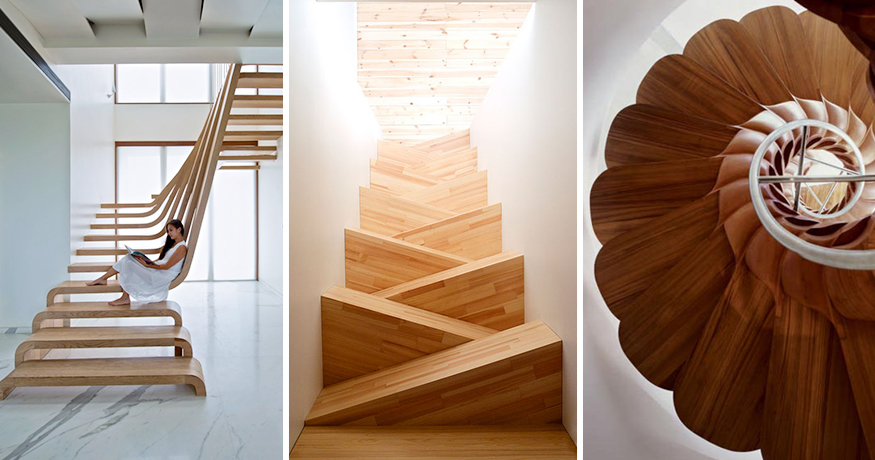 22 Beautiful Stairs That Will Make, How To Build An Upstairs Floor