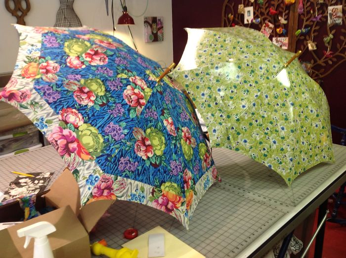 Made My Own Umbrellas With Hardware And Pattern