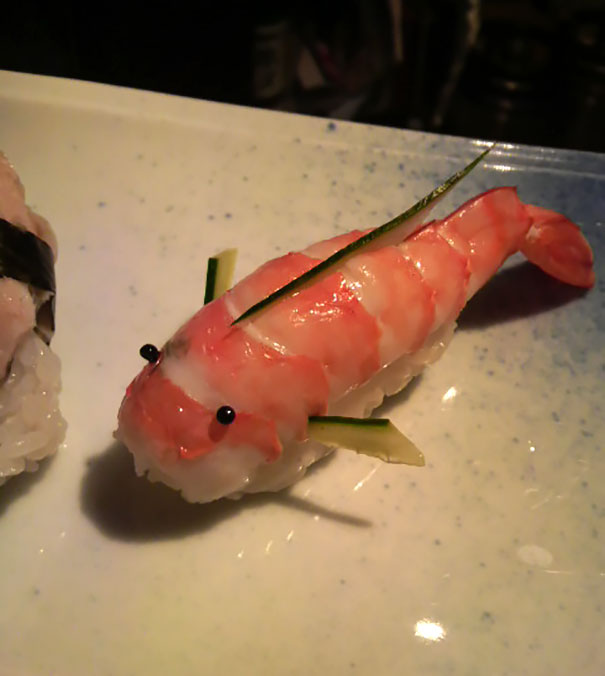 Koi Fish Shaped Sushi