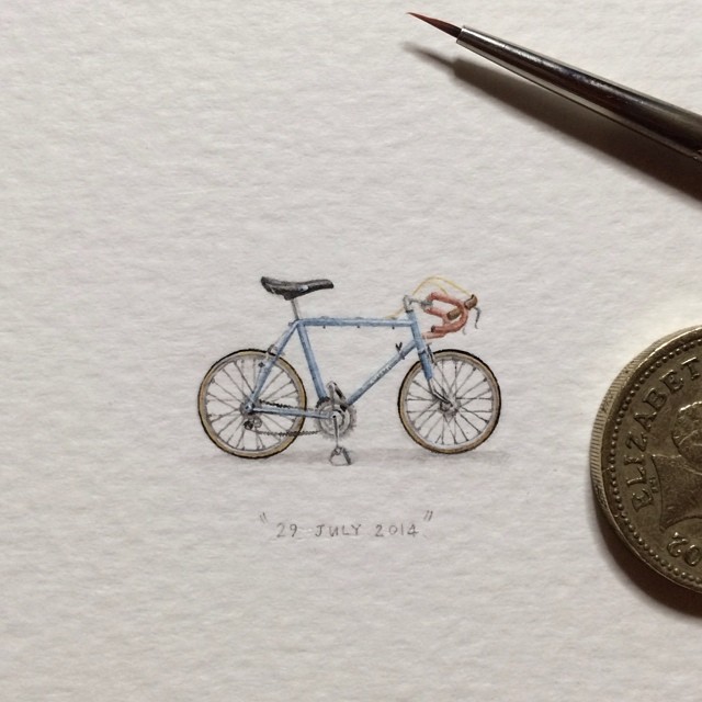 365 Postcards For Ants: Illustrator Creates One Mini Painting Per Day For A Year