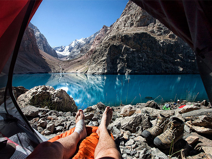 Traveling Russian Photographer Captures Breathtaking Morning Views From His Tent