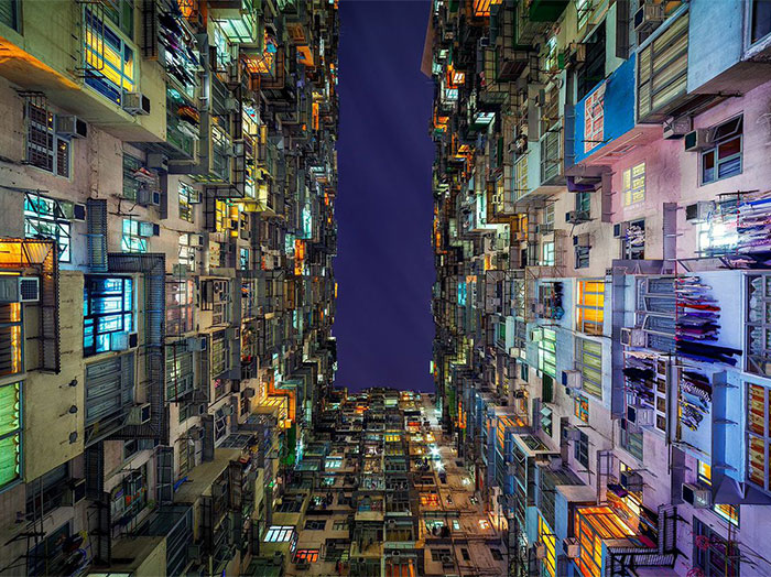 Looking Up In Hong Kong: The Overwhelming Symmetry Of This Metropolis’ Highrises