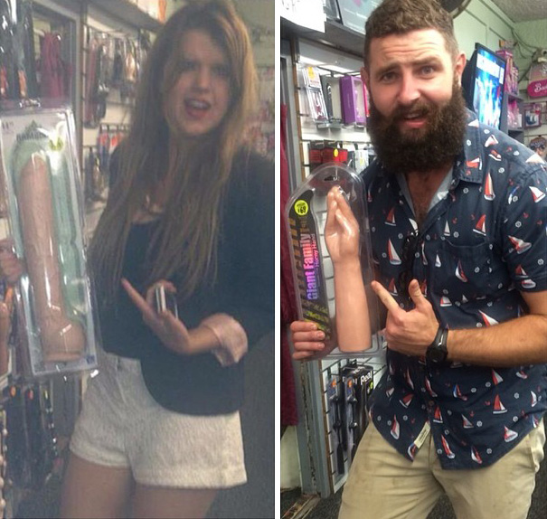 Bearded Dude Recreates Women's Dating Selfies On Tinder