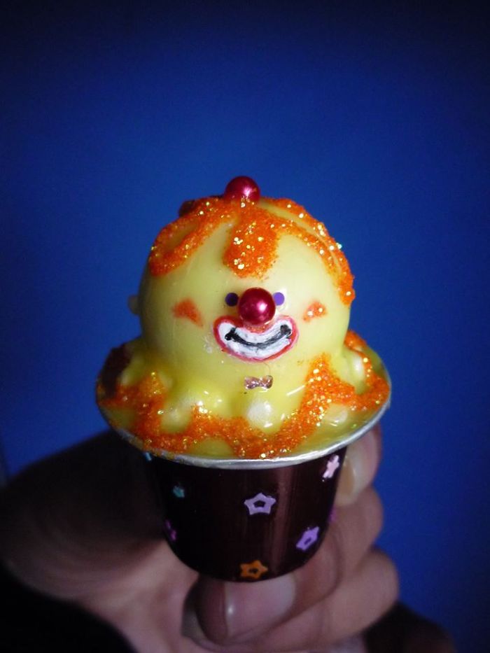 Miniature Stories On A Coffee Capsule