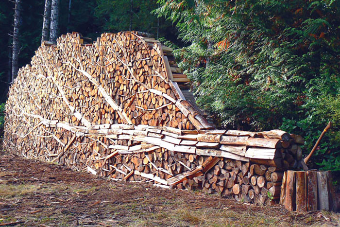 These People Turned Log Piling Into An Art Form