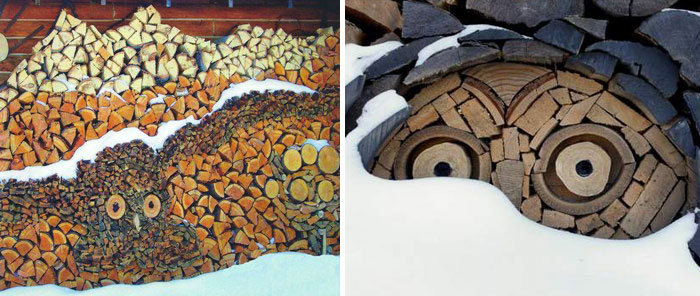 These People Turned Log Piling Into An Art Form