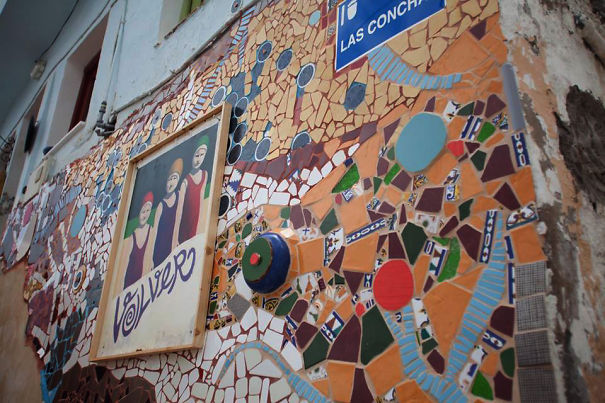 Mosaic In Puerto De Mogan