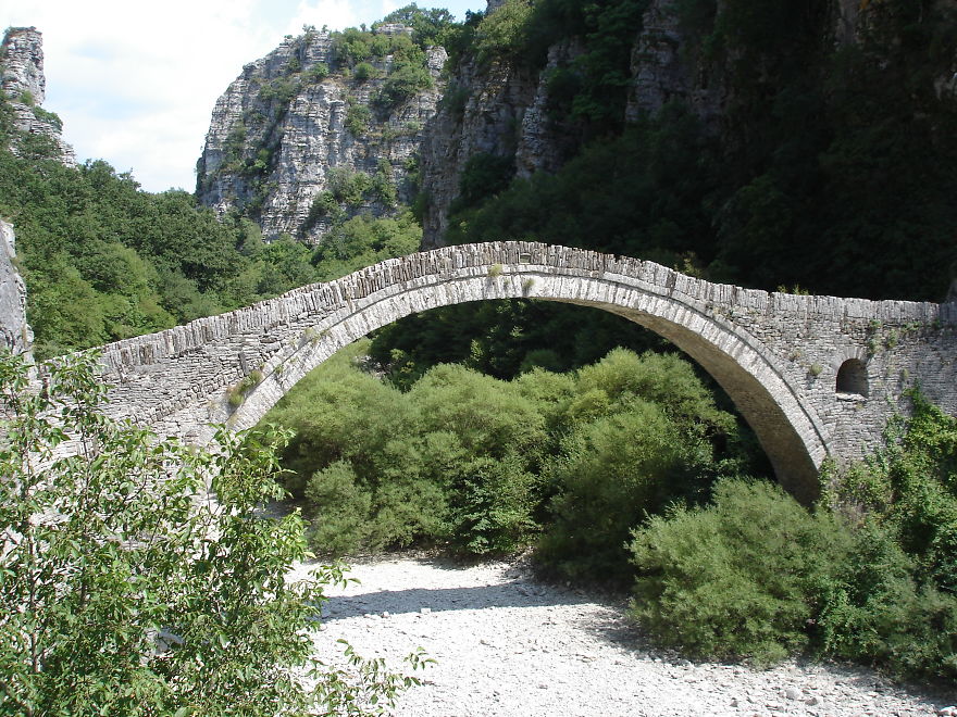 Kokori's Stone Bridge, Zagoria, Greece