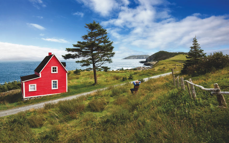 Red House In Tors Cove, Newfoundland & Labrador