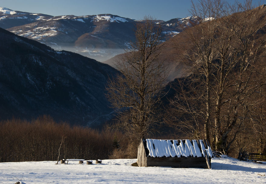 Shepherds' Hut In The Winter, Montenegro