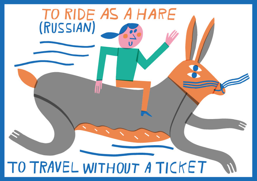 10 Unusual Idioms From Around The World Illustrated