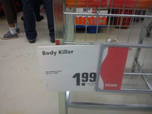 Body Killer- The Product Advertised Here Was An Energy Drink Named "body Fat Killer"