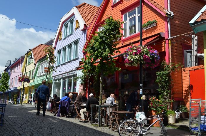 Fargegata ( Colourstreet ) Stavanger, Norway