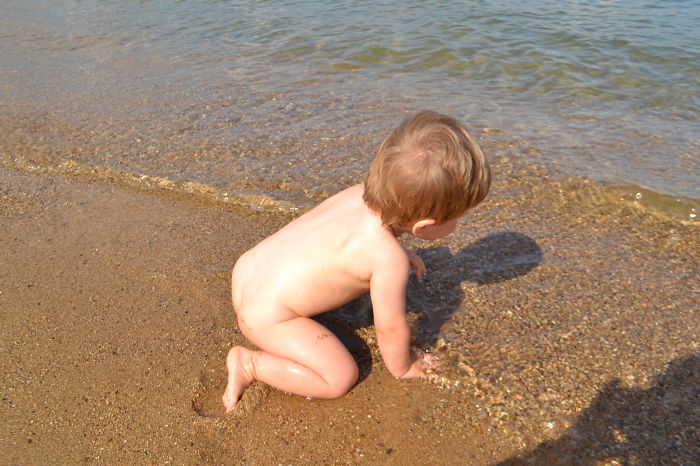 First Time At The Seaside In 15 Months Of Life...