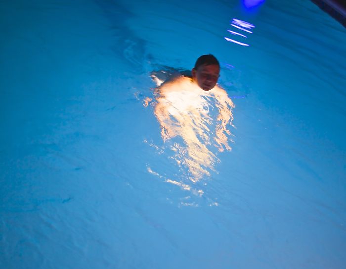 Night Swimming In The Pool