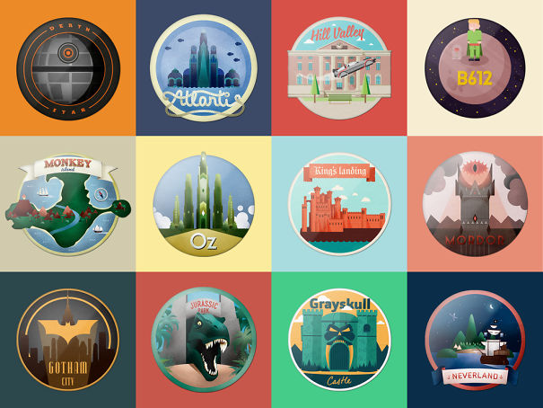 Impossible Magnets: A Lovely Collection Of Souvenirs From Places You'll Never Visit.