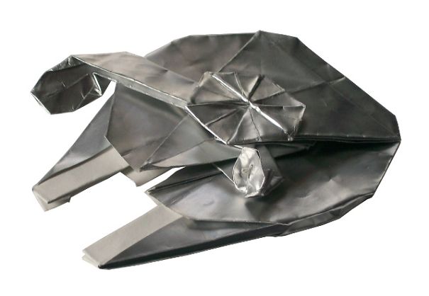 Highly Detailed Origami Models Of Star Wars Vehicles