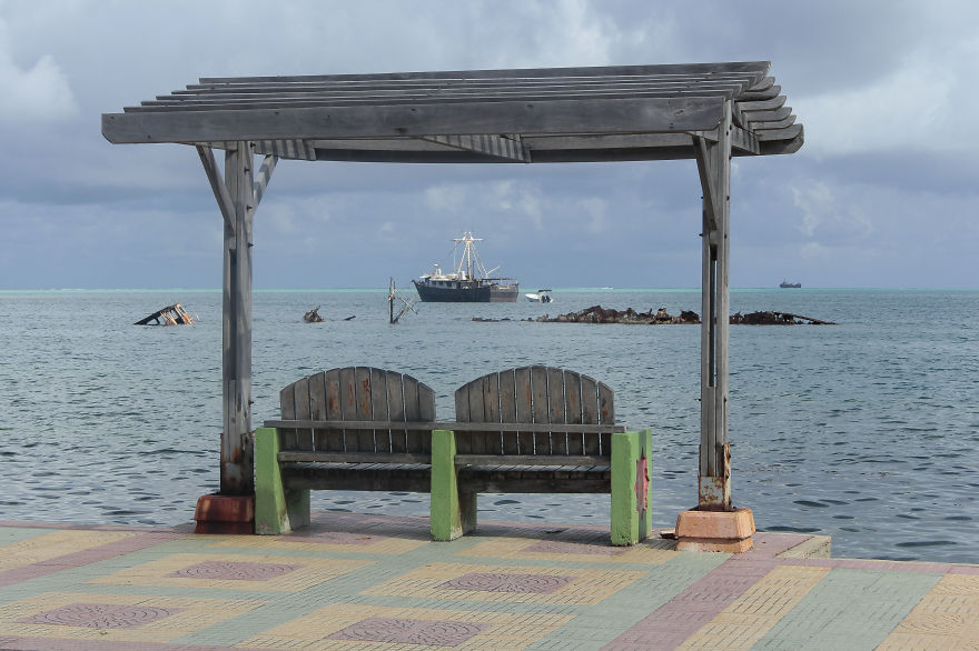 San Andrés, Embarcaderos Que Devoran Naves. San Andrés Islas Colombia.