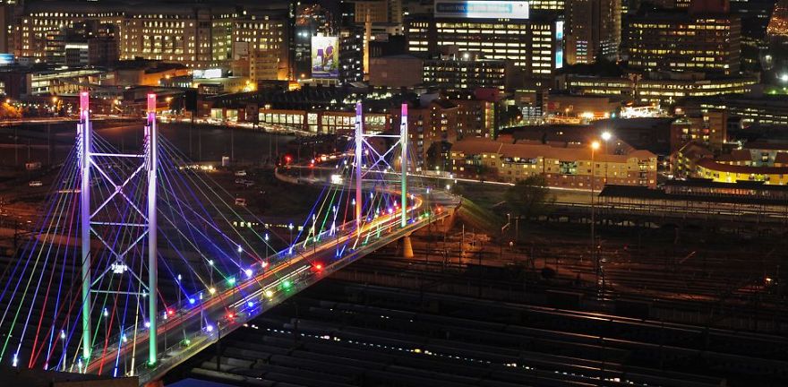 Nelson Mandela Bridge, Newtown, Johannesburg, South Africa