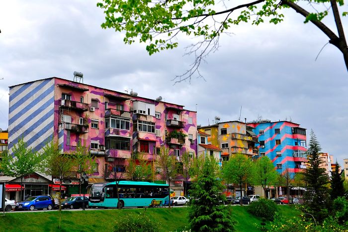 Tirana | Albania - Painted Buildings