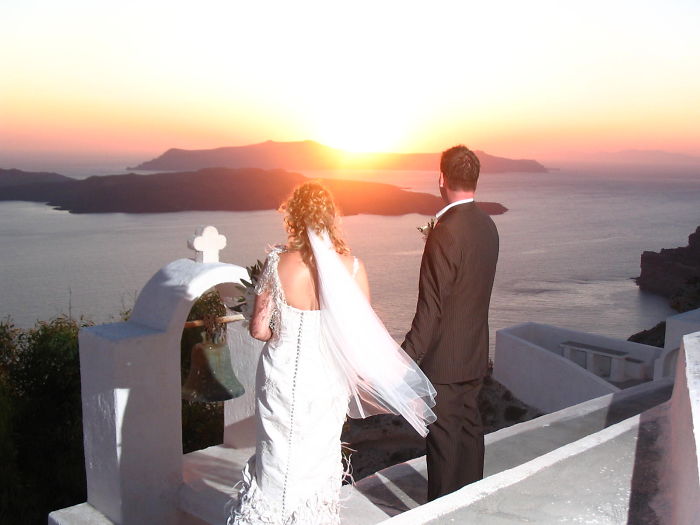 Wedding Sunset On Santorini