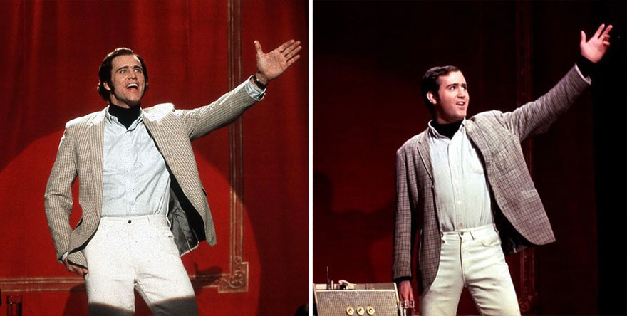 Jim Carrey as Andy Kaufman in Man On The Moon