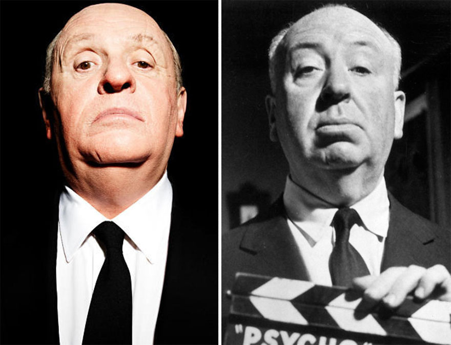 Anthony Hopkins as Alfred Hitchcock in Hitchcock