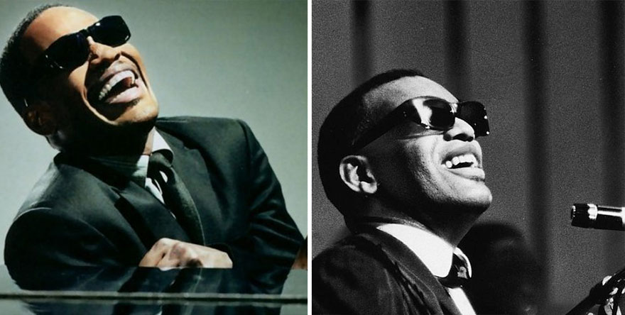 Jamie Foxx as Ray Charles in Ray