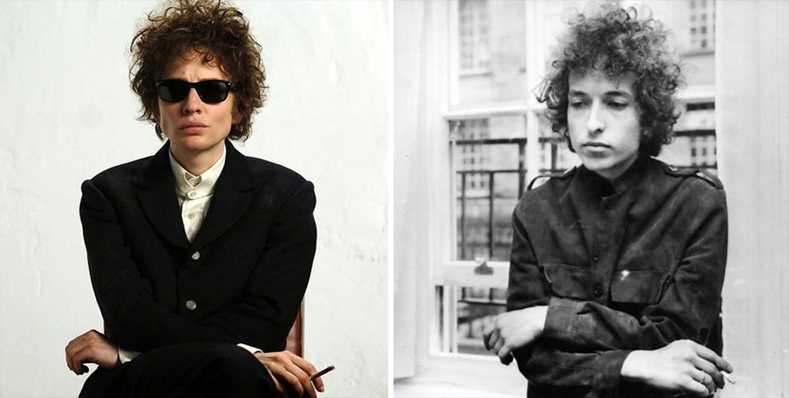 Cate Blanchett as Bob Dylan in I’m Not There
